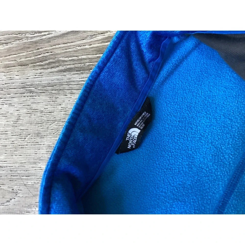 The North Face Mens 1/4 Zip Pullover Size Medium M Blue Sweatshirt Sweater